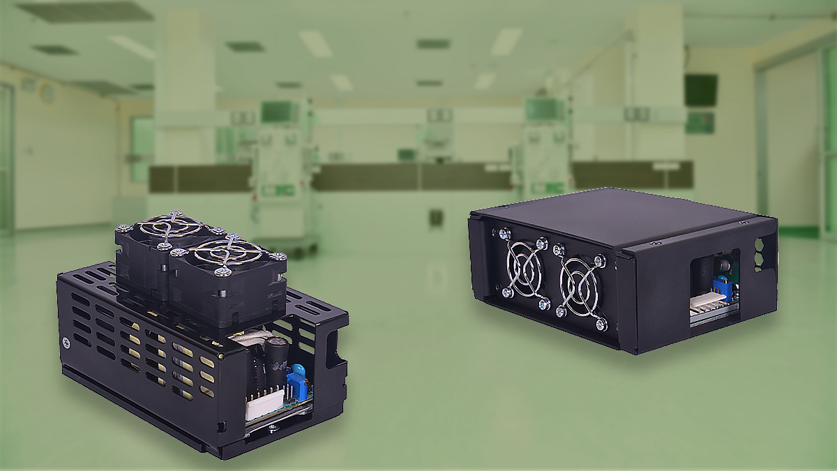 Versatile (M)FLS250/400 Power Dense AC/DC PSU for Silent or Fan Cooled ITE or Medical Applications